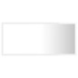 vidaXL Espejo de baño LED crílico blanco brillo 90x8,5x37 cm vidaXL Espejo de baño LED crílico blanco brillo 90x8,5x37 cm