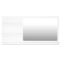 vidaXL Espejo de baño madera contrachapada blanco 90x10,5x45 cm vidaXL Espejo de baño madera contrachapada blanco 90x10,5x45 cm