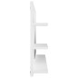 vidaXL Espejo de baño madera contrachapada blanco 90x10,5x45 cm vidaXL Espejo de baño madera contrachapada blanco 90x10,5x45 cm