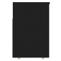 vidaXL Banco zapatero madera de ingeniería negro 105x30x45 cm