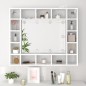 vidaXL Mueble con espejo y LED blanco 91x15x76,5 cm vidaXL Mueble con espejo y LED blanco 91x15x76,5 cm