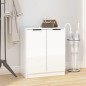 vidaXL Mueble zapatero madera contrachapada blanco brillo 59x35x70 cm vidaXL Mueble zapatero madera contrachapada blanco brillo 59x35x70 cm