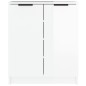 vidaXL Mueble zapatero madera contrachapada blanco brillo 59x35x70 cm vidaXL Mueble zapatero madera contrachapada blanco brillo 59x35x70 cm