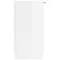 vidaXL Mueble zapatero madera contrachapada blanco brillo 59x35x70 cm vidaXL Mueble zapatero madera contrachapada blanco brillo 59x35x70 cm