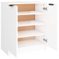 vidaXL Mueble zapatero madera contrachapada blanco brillo 59x35x70 cm vidaXL Mueble zapatero madera contrachapada blanco brillo 59x35x70 cm