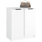 vidaXL Mueble zapatero madera contrachapada blanco brillo 59x35x70 cm vidaXL Mueble zapatero madera contrachapada blanco brillo 59x35x70 cm