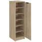 vidaXL Mueble zapatero madera contrachapada roble Sonoma 30x35x100 cm vidaXL Mueble zapatero madera contrachapada roble Sonoma 30x35x100 cm