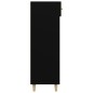 vidaXL Mueble zapatero de madera contrachapada negro 60x35x105 cm vidaXL Mueble zapatero de madera contrachapada negro 60x35x105 cm