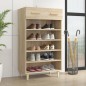 vidaXL Mueble zapatero madera contrachapada color roble 60x35x105 cm vidaXL Mueble zapatero madera contrachapada color roble 60x35x105 cm