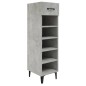 vidaXL Mueble zapatero madera contrachapada gris hormigón 30x35x105 cm vidaXL Mueble zapatero madera contrachapada gris hormigón 30x35x105 cm