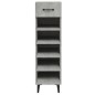 vidaXL Mueble zapatero madera contrachapada gris hormigón 30x35x105 cm vidaXL Mueble zapatero madera contrachapada gris hormigón 30x35x105 cm