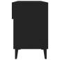 vidaXL Mueble zapatero de madera contrachapada negro 102x35x55 cm vidaXL Mueble zapatero de madera contrachapada negro 102x35x55 cm