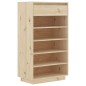 vidaXL Armario zapatero de madera maciza de pino 60x34x105 cm vidaXL Armario zapatero de madera maciza de pino 60x34x105 cm