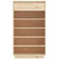 vidaXL Armario zapatero de madera maciza de pino 60x34x105 cm vidaXL Armario zapatero de madera maciza de pino 60x34x105 cm