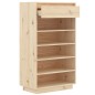 vidaXL Armario zapatero de madera maciza de pino 60x34x105 cm vidaXL Armario zapatero de madera maciza de pino 60x34x105 cm