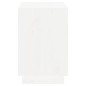 vidaXL Mueble zapatero de madera maciza de pino blanco 110x34x52 cm vidaXL Mueble zapatero de madera maciza de pino blanco 110x34x52 cm