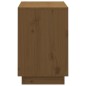 vidaXL Mueble zapatero de madera maciza pino marrón miel 110x34x52 cm vidaXL Mueble zapatero de madera maciza pino marrón miel 110x34x52 cm