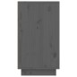 vidaXL Mueble zapatero de madera maciza de pino gris 110x34x61 cm vidaXL Mueble zapatero de madera maciza de pino gris 110x34x61 cm