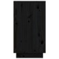 vidaXL Mueble zapatero de madera maciza de pino negro 110x34x61 cm vidaXL Mueble zapatero de madera maciza de pino negro 110x34x61 cm