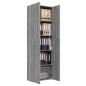 vidaXL Armario de oficina madera contrachapada sonoma gris 60x32x190cm