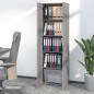 vidaXL Armario de oficina madera contrachapada sonoma gris 60x32x190cm