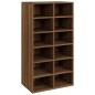 vidaXL Mueble zapatero madera contrachapada marrón roble 54x34x100,5cm vidaXL Mueble zapatero madera contrachapada marrón roble 54x34x100,5cm