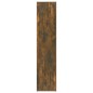 vidaXL Mueble zapatero madera contrachapada roble ahumado 80x39x178 cm