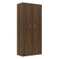 vidaXL Mueble zapatero madera contrachapada roble marrón 80x39x178 cm vidaXL Mueble zapatero madera contrachapada roble marrón 80x39x178 cm