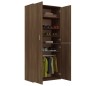 vidaXL Mueble zapatero madera contrachapada roble marrón 80x39x178 cm vidaXL Mueble zapatero madera contrachapada roble marrón 80x39x178 cm