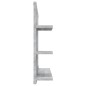 vidaXL Espejo de baño madera contrachapada gris Sonoma 60x10,5x45 cm vidaXL Espejo de baño madera contrachapada gris Sonoma 60x10,5x45 cm