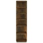 vidaXL Zapatero 2 uds madera contrachapada roble ahumado 27,5x27x102cm vidaXL Zapatero 2 uds madera contrachapada roble ahumado 27,5x27x102cm