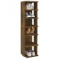vidaXL Zapatero 2 uds madera contrachapada roble ahumado 27,5x27x102cm vidaXL Zapatero 2 uds madera contrachapada roble ahumado 27,5x27x102cm