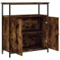 vidaXL Aparador de madera de ingeniería roble ahumado 70x30x80 cm vidaXL Aparador de madera de ingeniería roble ahumado 70x30x80 cm