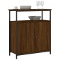 vidaXL Aparador de madera de ingeniería marrón roble 70x30x80 cm vidaXL Aparador de madera de ingeniería marrón roble 70x30x80 cm