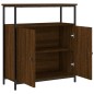 vidaXL Aparador de madera de ingeniería marrón roble 70x30x80 cm vidaXL Aparador de madera de ingeniería marrón roble 70x30x80 cm