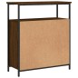 vidaXL Aparador de madera de ingeniería marrón roble 70x30x80 cm vidaXL Aparador de madera de ingeniería marrón roble 70x30x80 cm