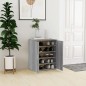 vidaXL Zapatero de madera contrachapada gris Sonoma 60x35x70 cm vidaXL Zapatero de madera contrachapada gris Sonoma 60x35x70 cm