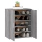 vidaXL Zapatero de madera contrachapada gris Sonoma 60x35x70 cm vidaXL Zapatero de madera contrachapada gris Sonoma 60x35x70 cm