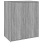 vidaXL Zapatero de madera contrachapada gris Sonoma 60x35x70 cm vidaXL Zapatero de madera contrachapada gris Sonoma 60x35x70 cm