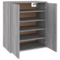 vidaXL Zapatero de madera contrachapada gris Sonoma 60x35x70 cm vidaXL Zapatero de madera contrachapada gris Sonoma 60x35x70 cm