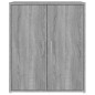 vidaXL Zapatero de madera contrachapada gris Sonoma 60x35x70 cm vidaXL Zapatero de madera contrachapada gris Sonoma 60x35x70 cm