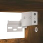 vidaXL Mueble zapatero madera contrachapada roble ahumado 60x35x70 cm