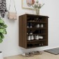 vidaXL Mueble zapatero madera contrachapada roble marrón 60x35x70 cm vidaXL Mueble zapatero madera contrachapada roble marrón 60x35x70 cm