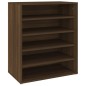 vidaXL Mueble zapatero madera contrachapada roble marrón 60x35x70 cm vidaXL Mueble zapatero madera contrachapada roble marrón 60x35x70 cm
