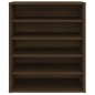 vidaXL Mueble zapatero madera contrachapada roble marrón 60x35x70 cm vidaXL Mueble zapatero madera contrachapada roble marrón 60x35x70 cm