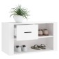 vidaXL Mueble zapatero madera contrachapada blanco 80x35x45 cm vidaXL Mueble zapatero madera contrachapada blanco 80x35x45 cm