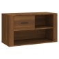 vidaXL Mueble zapatero contrachapada color marrón roble 80x35x45 cm vidaXL Mueble zapatero contrachapada color marrón roble 80x35x45 cm