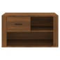 vidaXL Mueble zapatero contrachapada color marrón roble 80x35x45 cm vidaXL Mueble zapatero contrachapada color marrón roble 80x35x45 cm