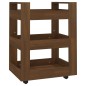 vidaXL Carrito de cocina madera contrachapada marrón roble 60x45x80cm vidaXL Carrito de cocina madera contrachapada marrón roble 60x45x80cm