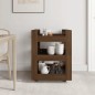 vidaXL Carrito de cocina madera contrachapada marrón roble 60x45x80cm vidaXL Carrito de cocina madera contrachapada marrón roble 60x45x80cm